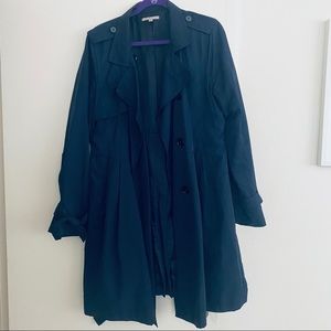 Gap Classic A-line Trench Coat Navy Blue